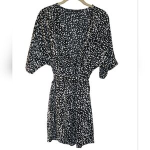 Black and White Polka Dot Women's Jumpsuit